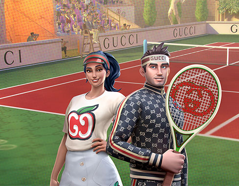 Wildlife and Gucci partner up to bring special content for Tennis Clash fans
