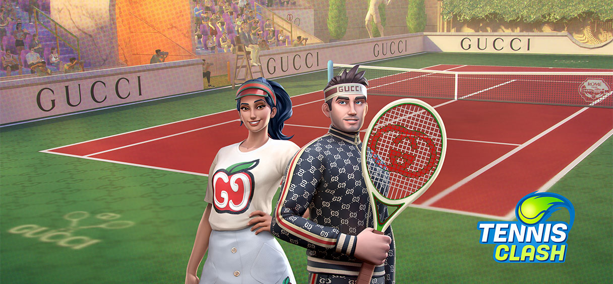 Wildlife and Gucci partner up to bring special content for Tennis Clash fans